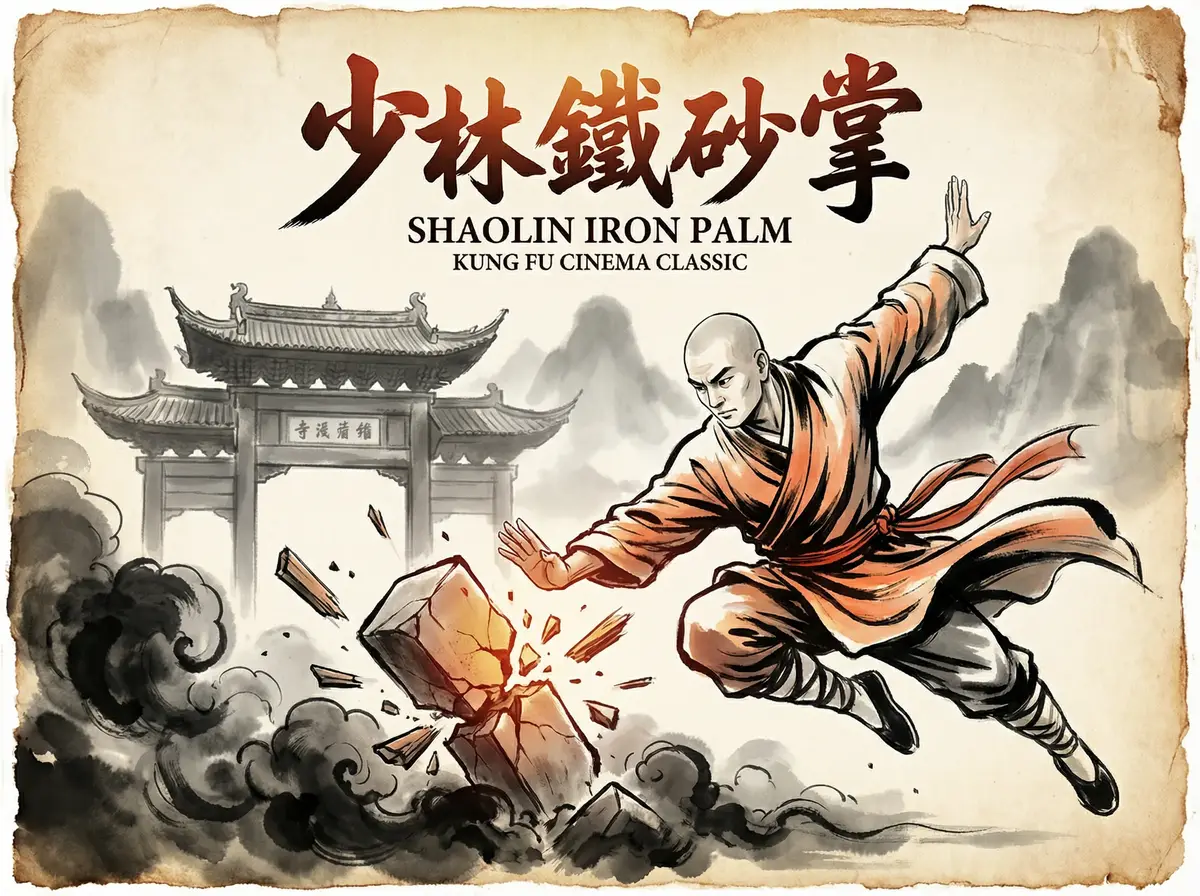 功夫电影海报：少林铁砂掌 - 四虎