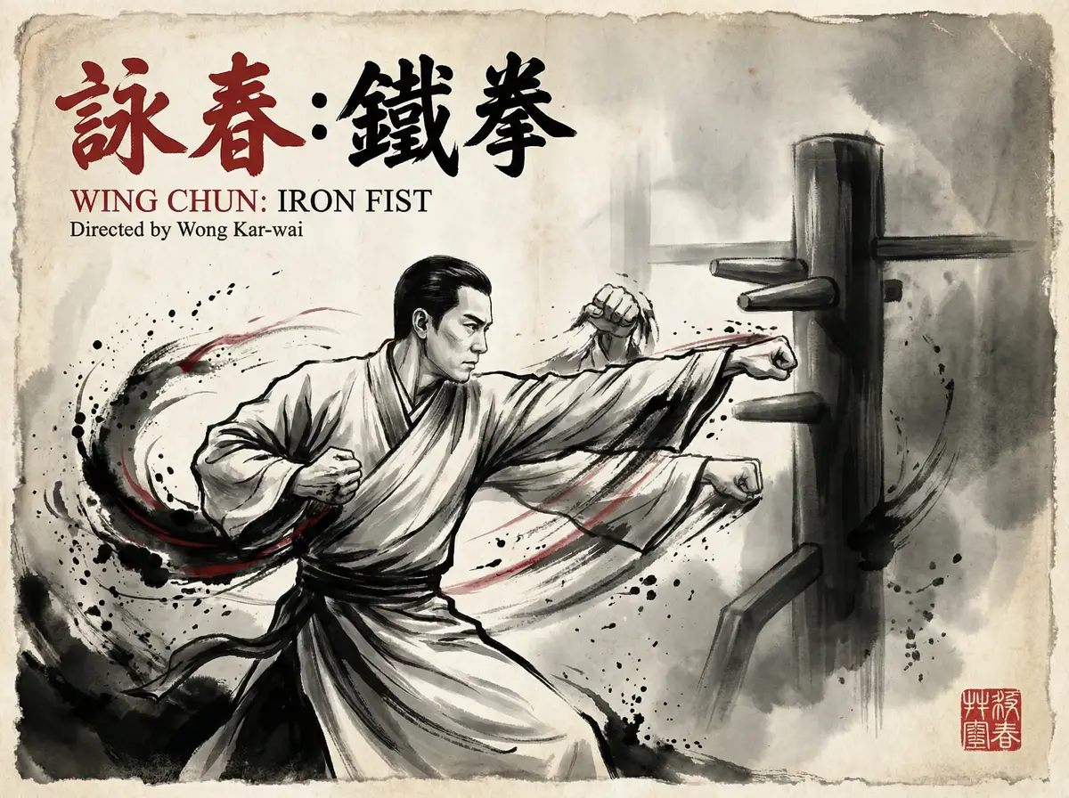 功夫电影海报：咏春铁拳 - 四虎