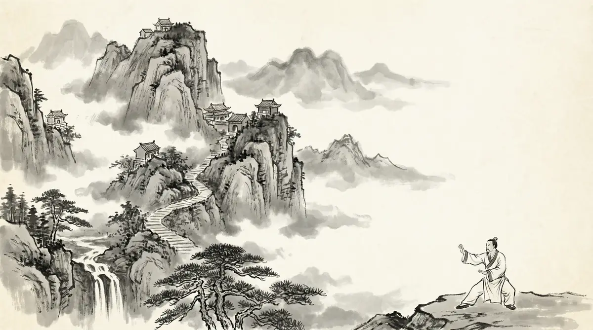 武当山道观全景 - 四虎 门派考据